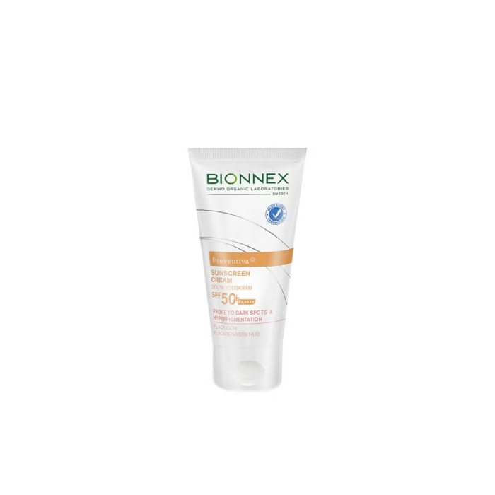 Bionnex Preventiva Sunscreen (SPF 50+) Cream, Dark Spot and Hyperpigmentation Protection for All Skin Types, 50ml