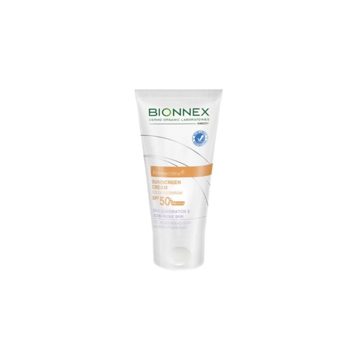 Bionnex Preventiva Sunscreen (SPF 50+) for Oily, Combination and Acne-Prone Skin, Mattifying Protection, 50ml