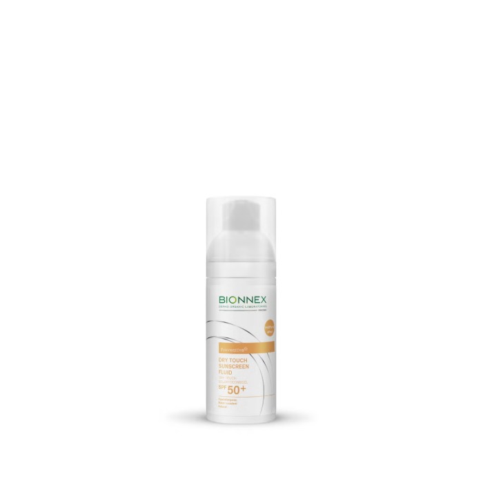 Bionnex Preventiva Sunscreen (SPF 50+) Dry Touch Fluid, Matte Finish, Oil-Free Protection, 50 ml