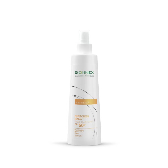 Bionnex Preventiva Sunscreen (SPF50+) High Protection, Hydrating, Non-Sticky Sun Spray, 200ml