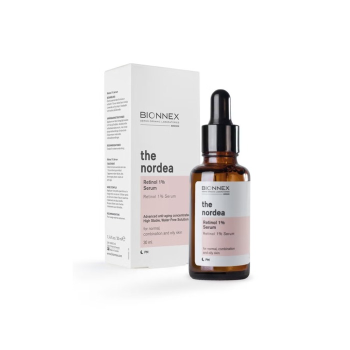 بيونيكس ذا نوردا ريتينول 1%، سيروم للوجه لمكافحة الشيخوخة والتجاعيد والخطوط الدقيقة وتفاوت الملمس، 30 مل