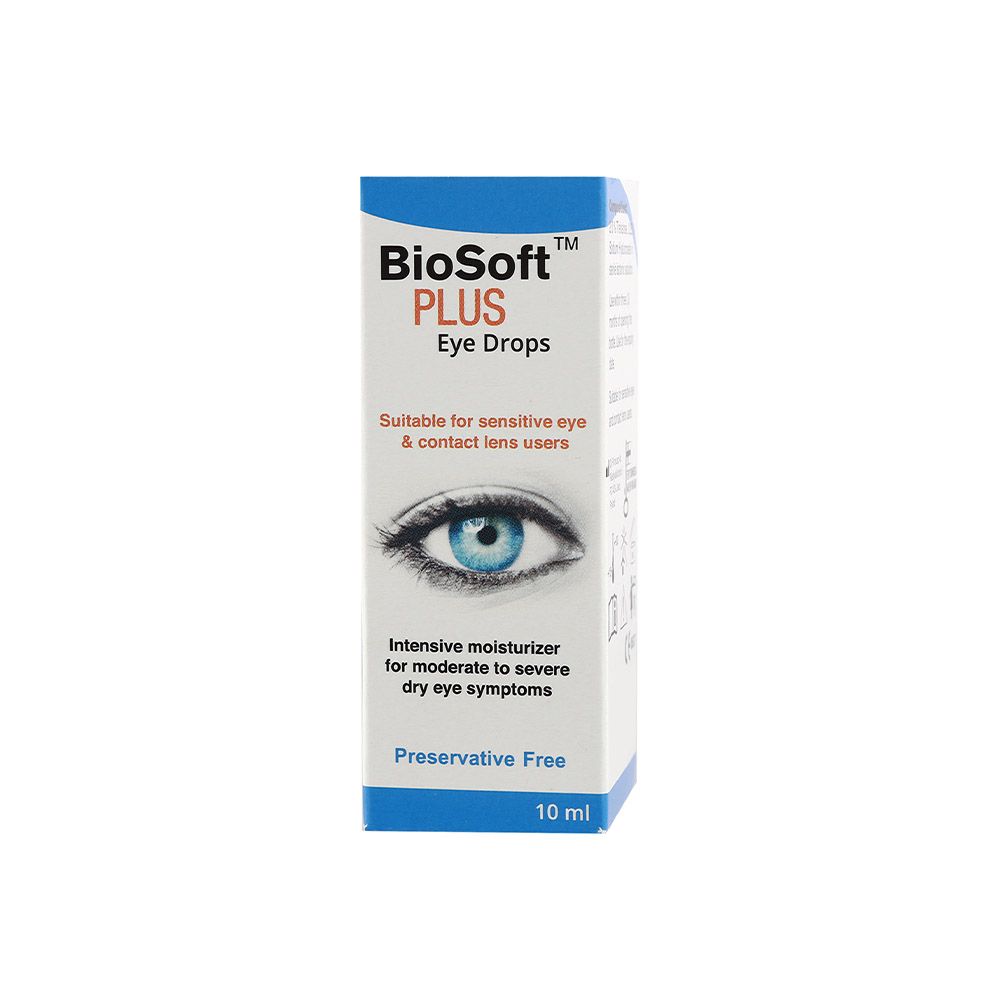 BIOSOFT PLUS EYE DROPS 10ML