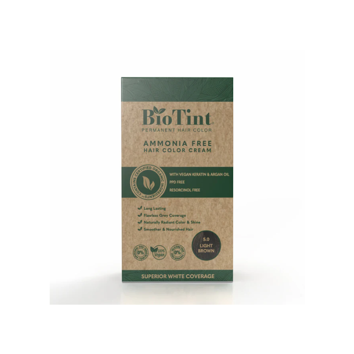 بيوتينت صبغة شعر دائمة 5.0 بني فاتح 1 قطعة