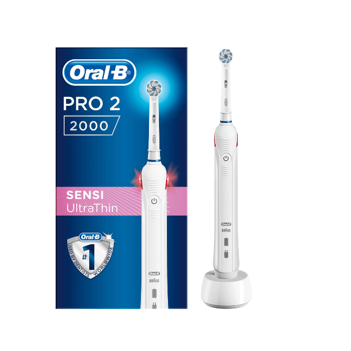 Braun Oral B Pro 2000 Crossaction Rechargable Tooth Brush