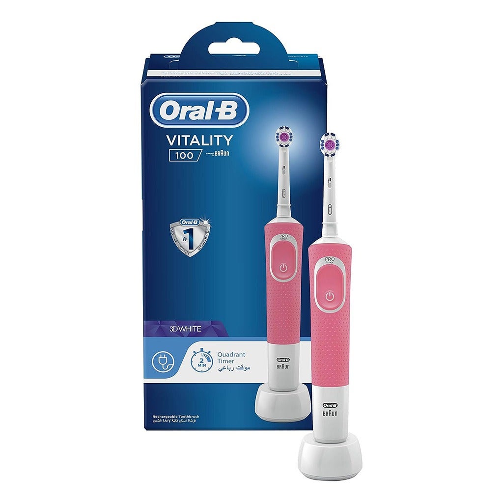Braun Oral B Vitality-100 Cross Action Rechargeable Toothbrush-D100.413.1