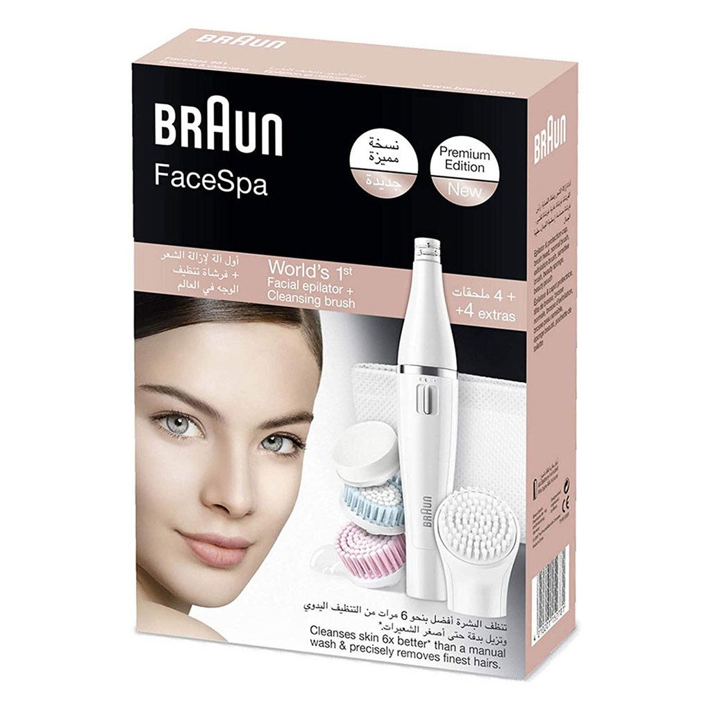 Braun Face Spa 3in1 Facial Epilation & Vitalizing System 851