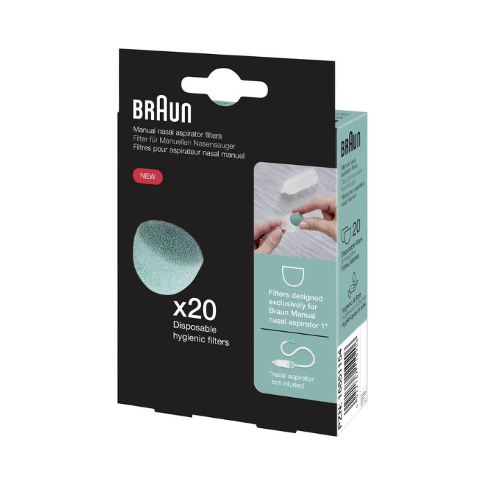 Braun Nasal Aspirator Disposable Filters 20s BNF020EU