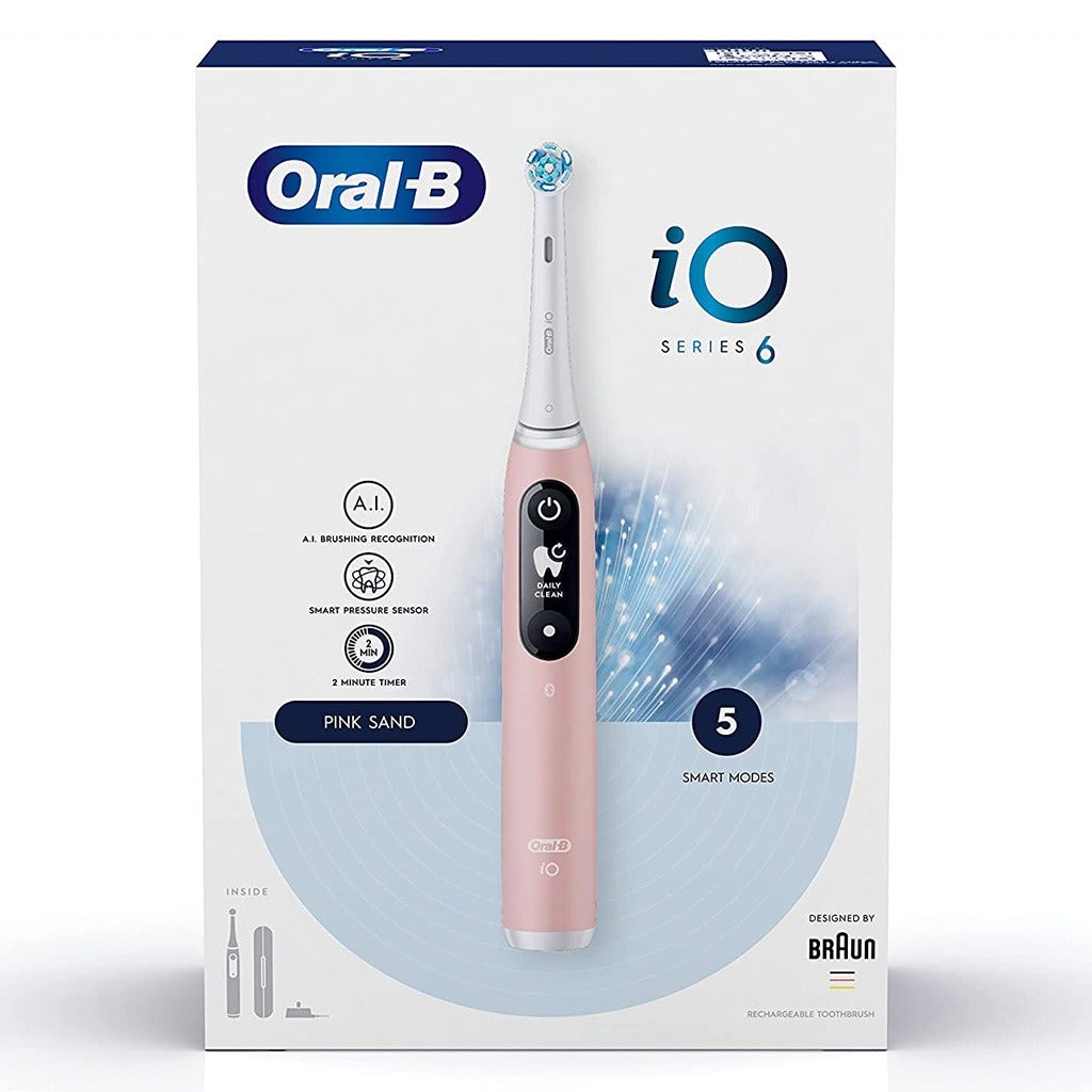 Braun Oral B - Io Series 6 Pink Rechargeable Toothbrush