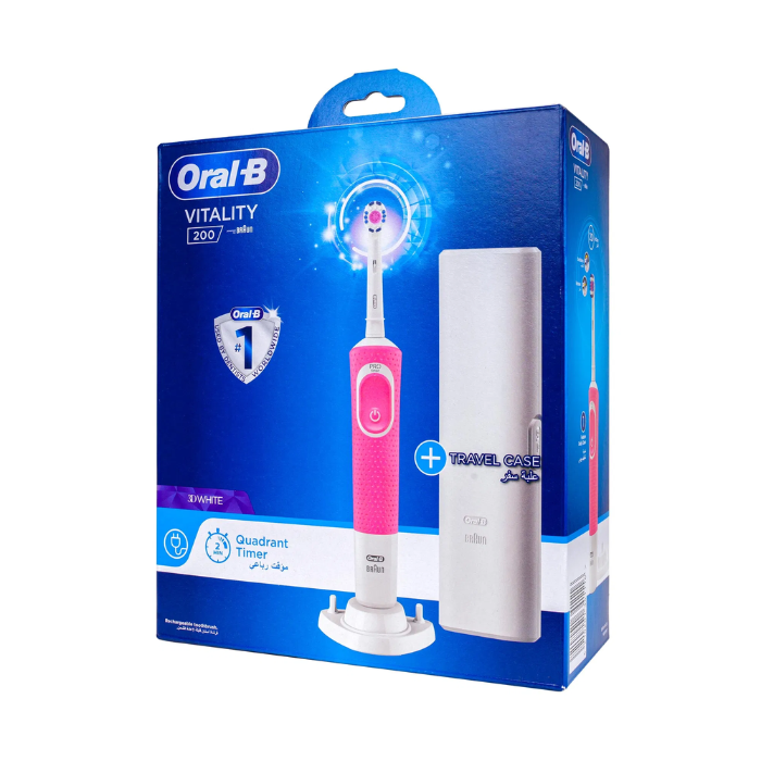 Braun Oral B Vitality-200 3D White Rechargeable Tooth Brush