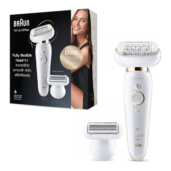 Braun Silk Epil 9 Deep Body  Wet&Dry Flex Epilator 3D