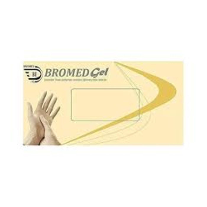 Bromed Gloves Latex Exam Small Powder Free 100's
