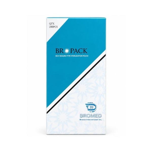 Bromed Sterilization Pouch 89x254MM Medium 200s