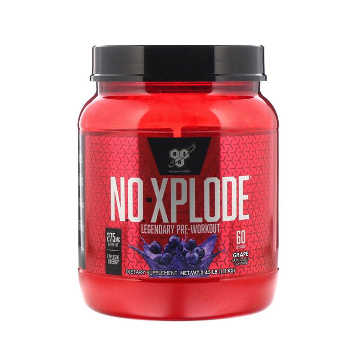 BSN No Explode 3 Grape 60 Servings 2.45 Lb