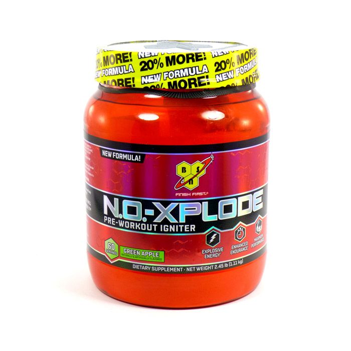 BSN No Explode 3 Green Apple 60 Servings 2.45 lb