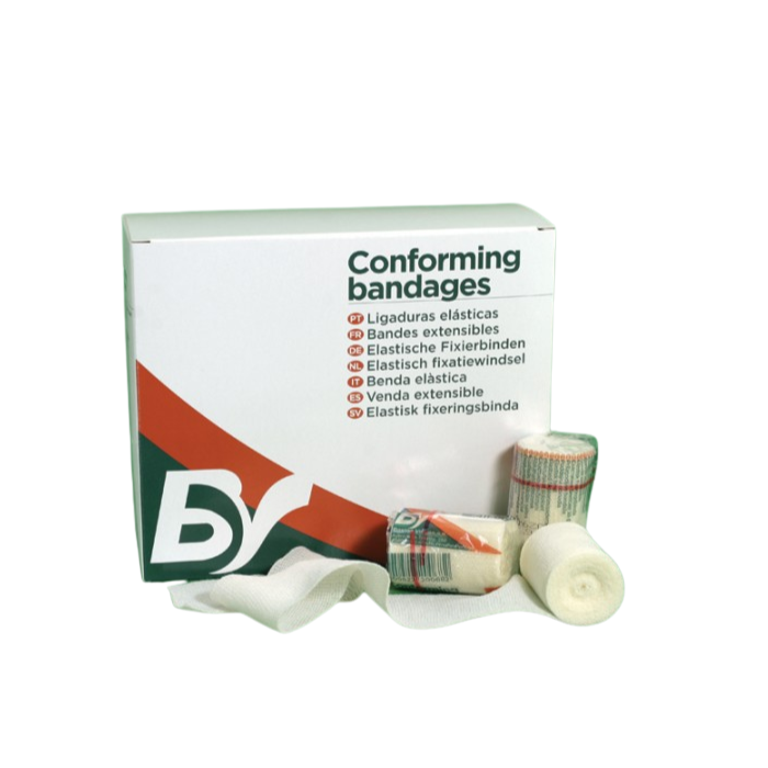 Bastos Viegas Conforming Crepe Bandage 4Mx4CM 20s 413001