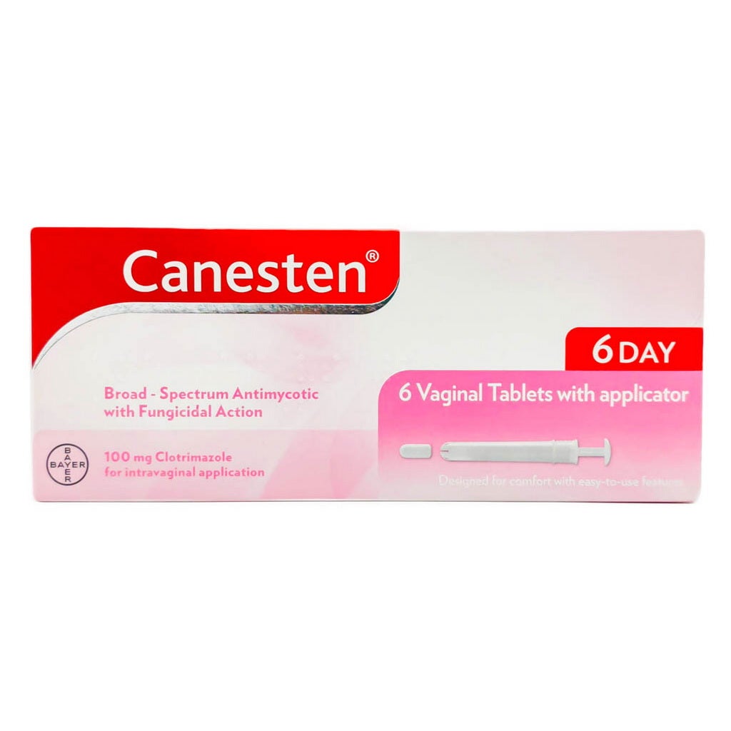 CANESTEN 100MG VAGINAL TAB 6S