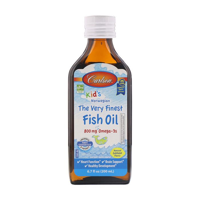 Carlson Kids Fish Oil Lemon 200ml