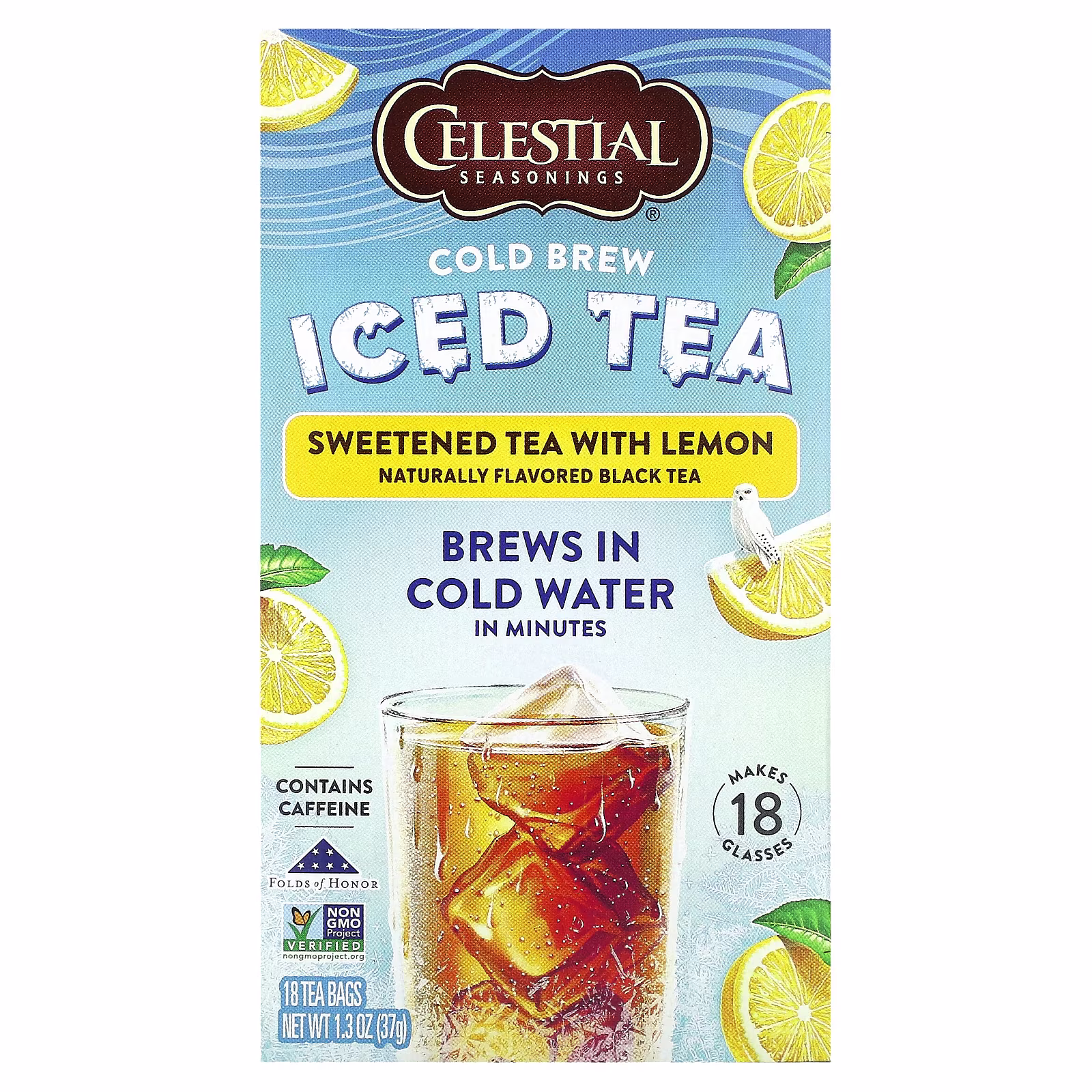 Celestial Seasonings Cold Brew Tea Sweetened 18s