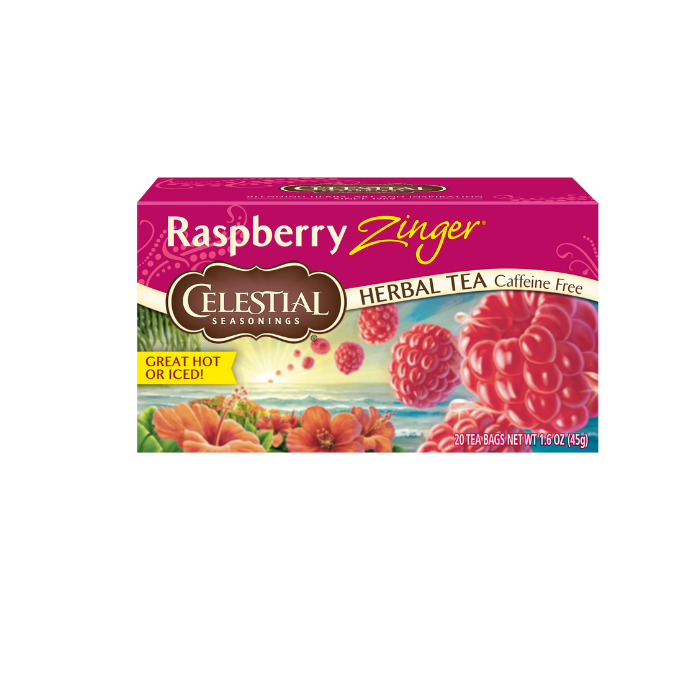 Celestial Seasonings Herbal Tea Raspberry Zinger 20s