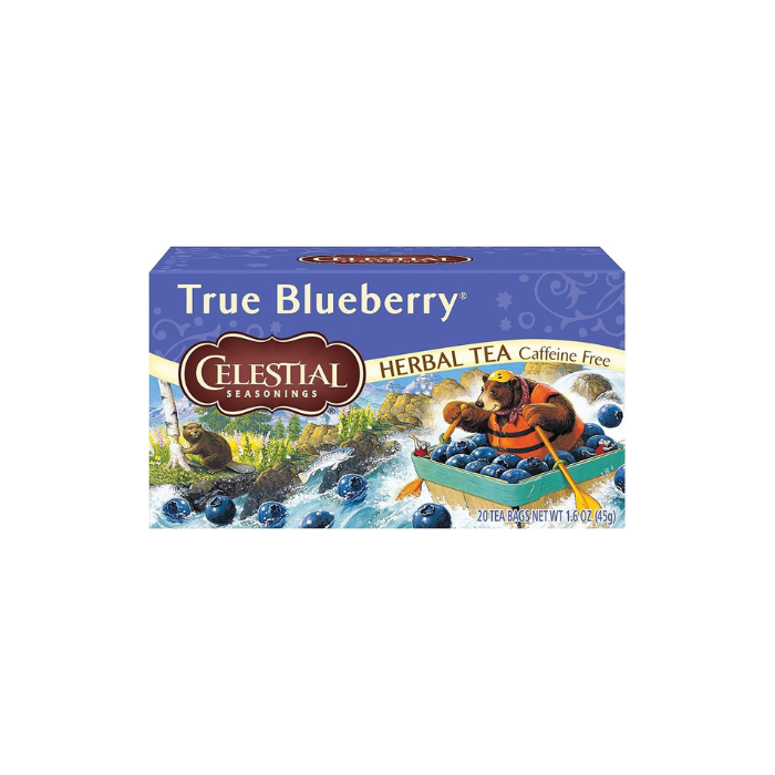 Celestial Seasonings Herbal Tea True Blueberry 20s