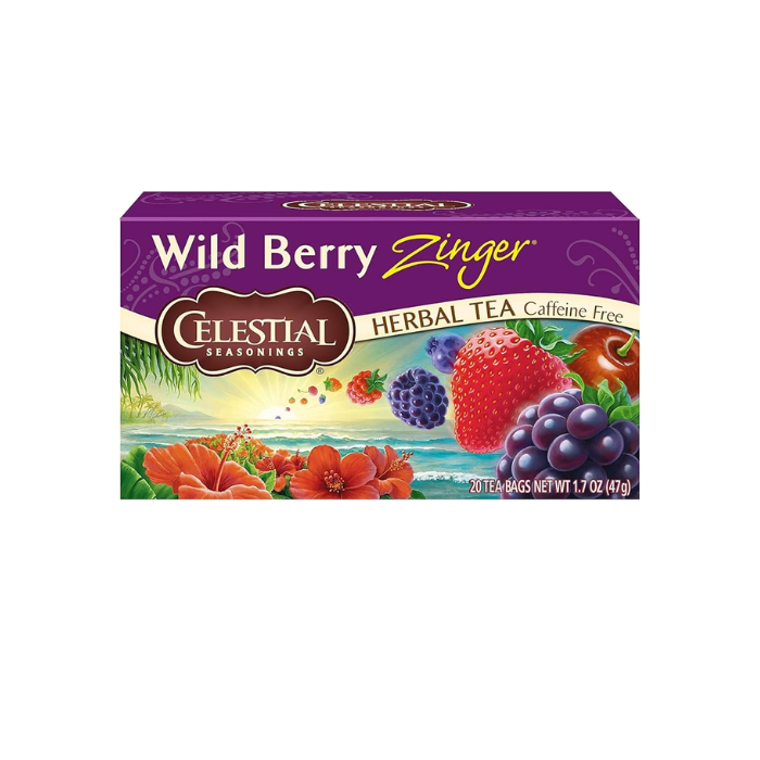 Celestial Seasonings Herbal Tea Wild Berry Zinger 20s