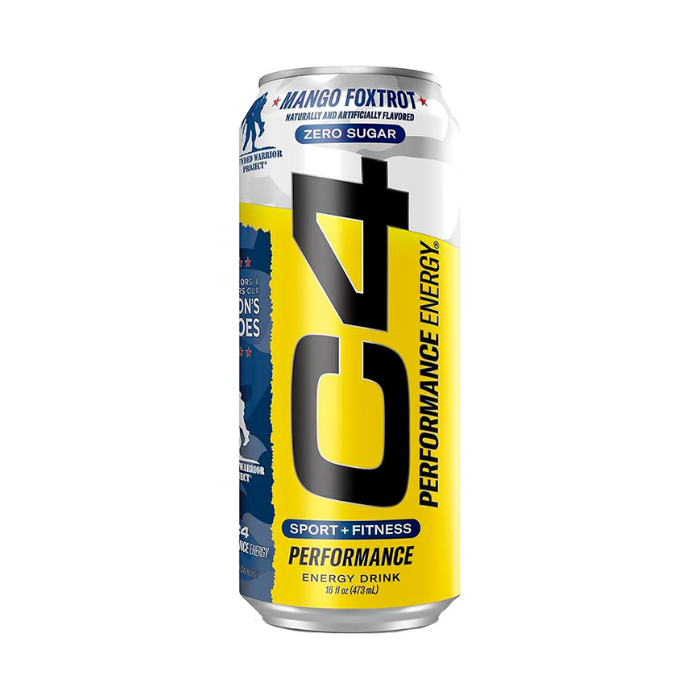 Cellucor C4 RTD Carbonated Drink Mango Foxtrot 16oz 1s