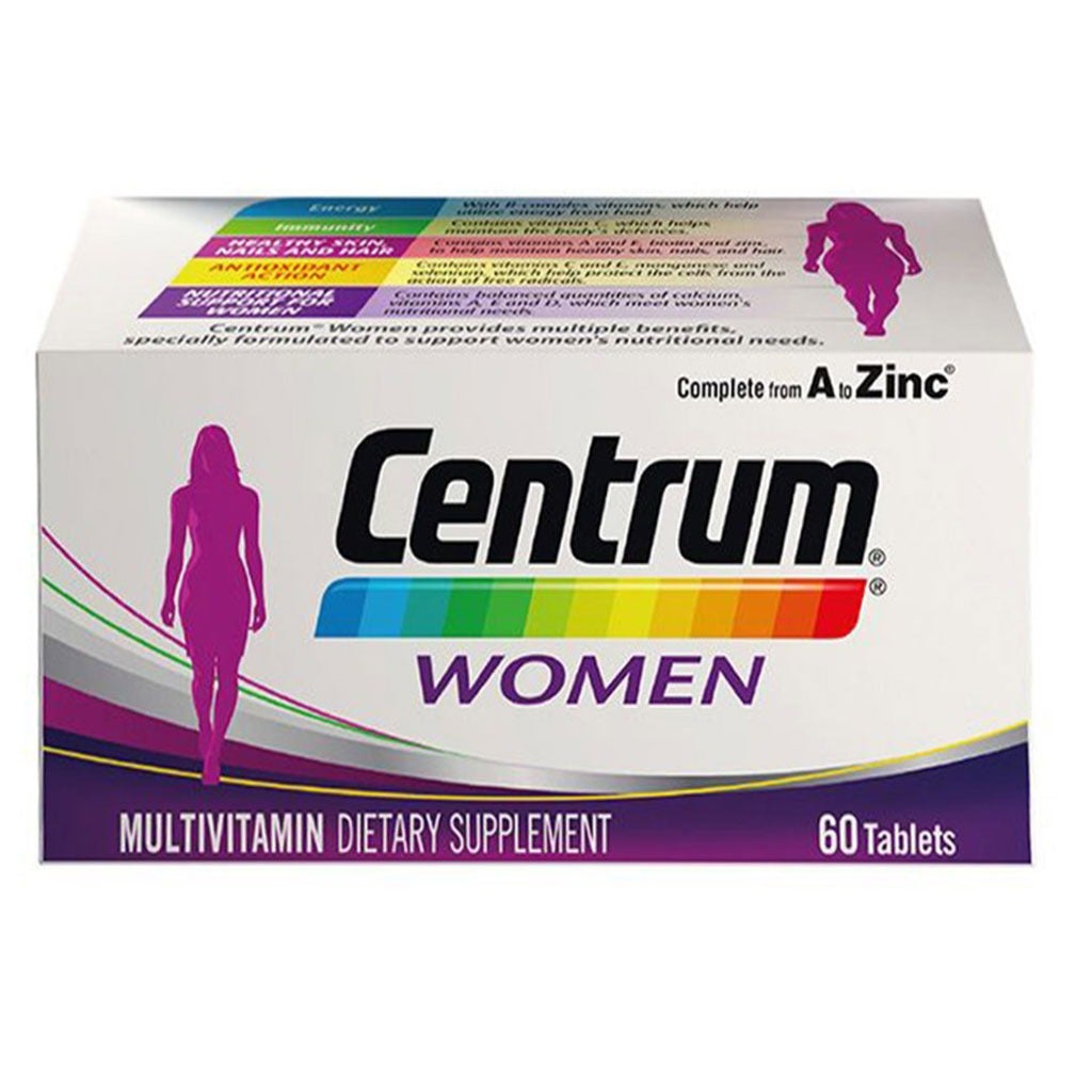 Centrum Women Specially Formulated Multivitamin for Women, 60 Tablets