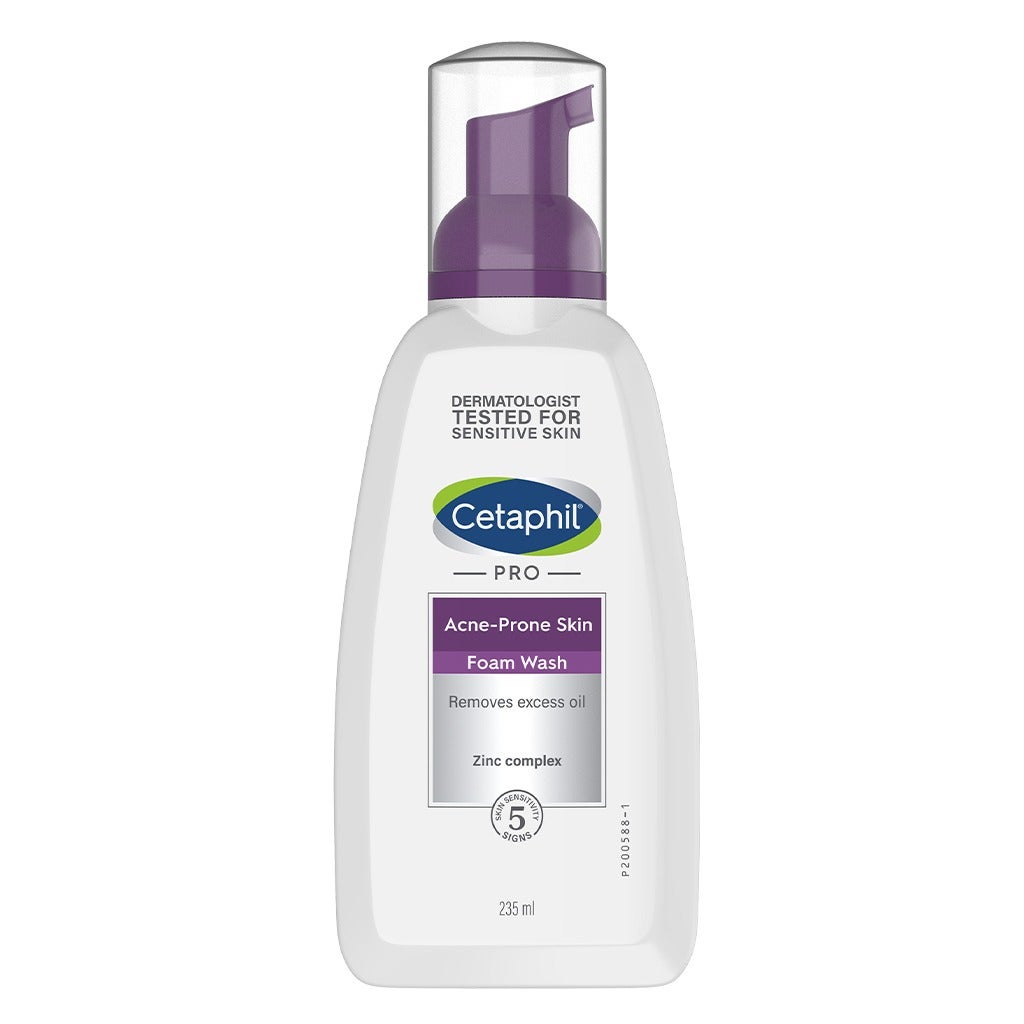 Cetaphil PRO Acne-Prone Skin Foam Wash – Gentle Cleanser for Oily & Acne-Prone Skin 235ml
