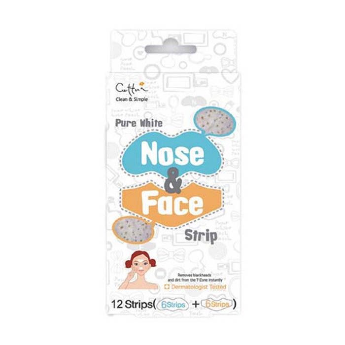 Cettua Clean & Simple Pure White Nose And Face Strips (6+6's)