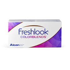 Contact Lenses Freshlook Colorblends Rx Plus Brilliant Blue