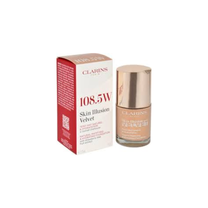 Clarins Skin Illusion Velvet Foundation No. 108.5W 30ml