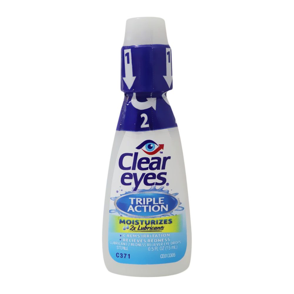 Clear Eyes Triple Action Drops 15ml