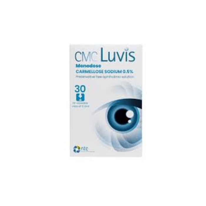 CMC Luvis 0.5% Minims Eye Drops 4ml x 30s