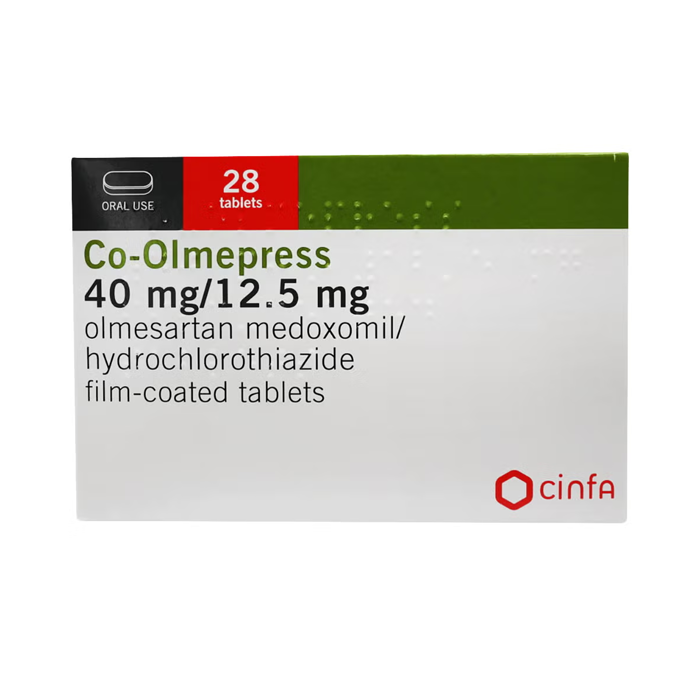 Co-Olmepress 40MG/12.5MG Tab 28s