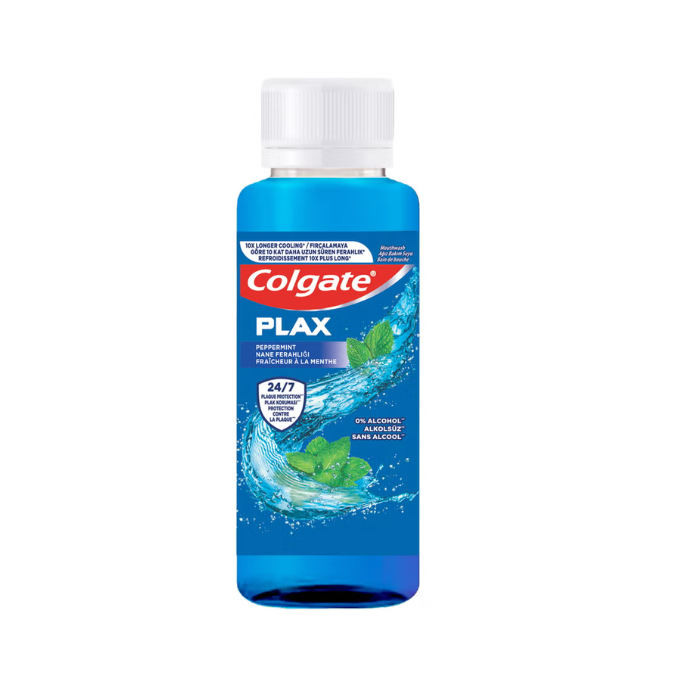 Colgate Plax Peppermint Small On-the-Go Mouthwash 100ml