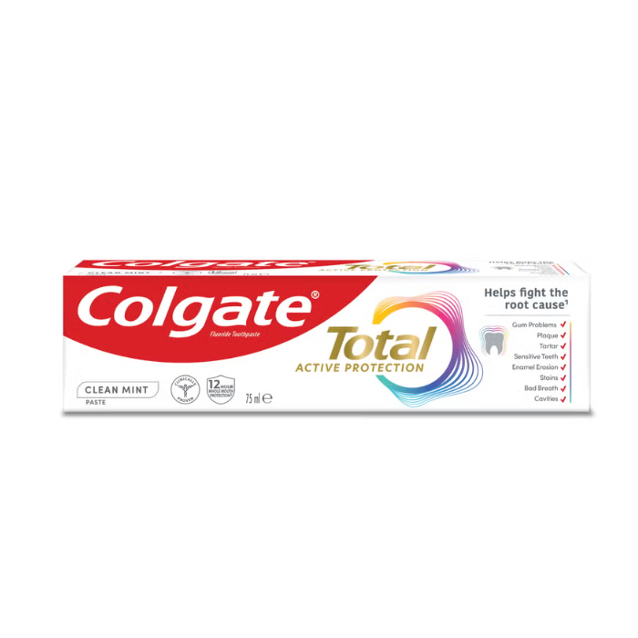 Colgate Total Active Protection Clean Mint Toothpaste 75ml