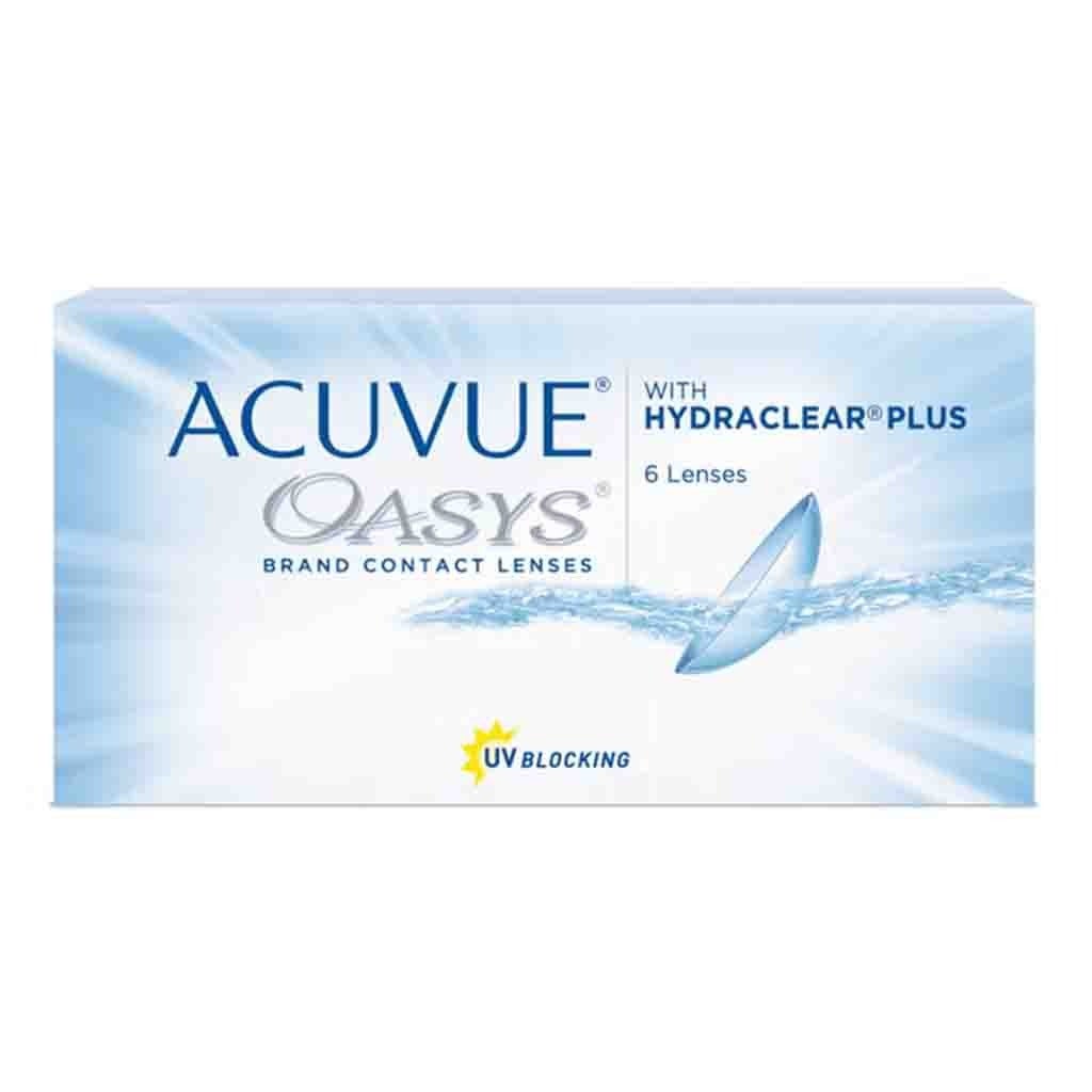 Contact Lenses Acuvue Oasys Hydraclear Plus 6 Pcs