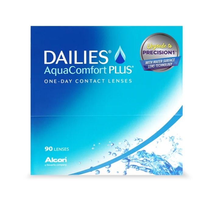 Contact Lenses Dailies Aqua Comfort Plus 90 Pcs
