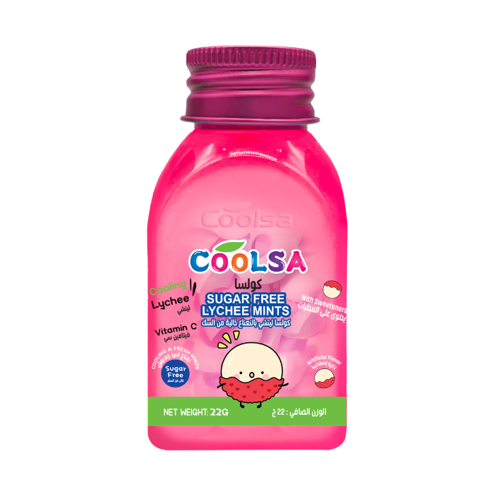Coolsa Sugar Free Mints Lychee 22g