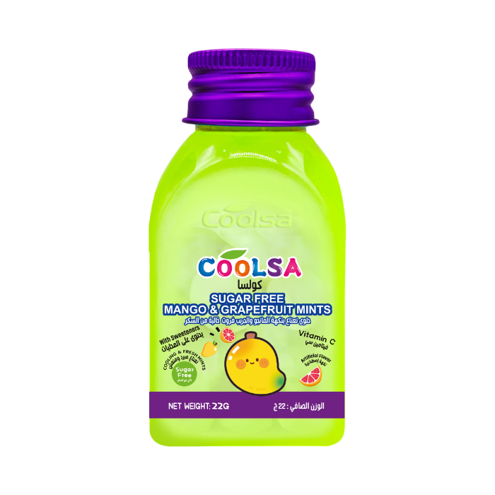 Coolsa Sugar Free Mints Mango & Grapefruit 22g