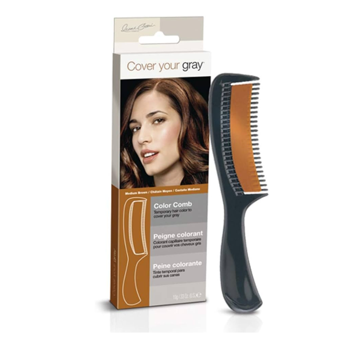 Cover Your Gray Color Comb Medium Brown 10 g