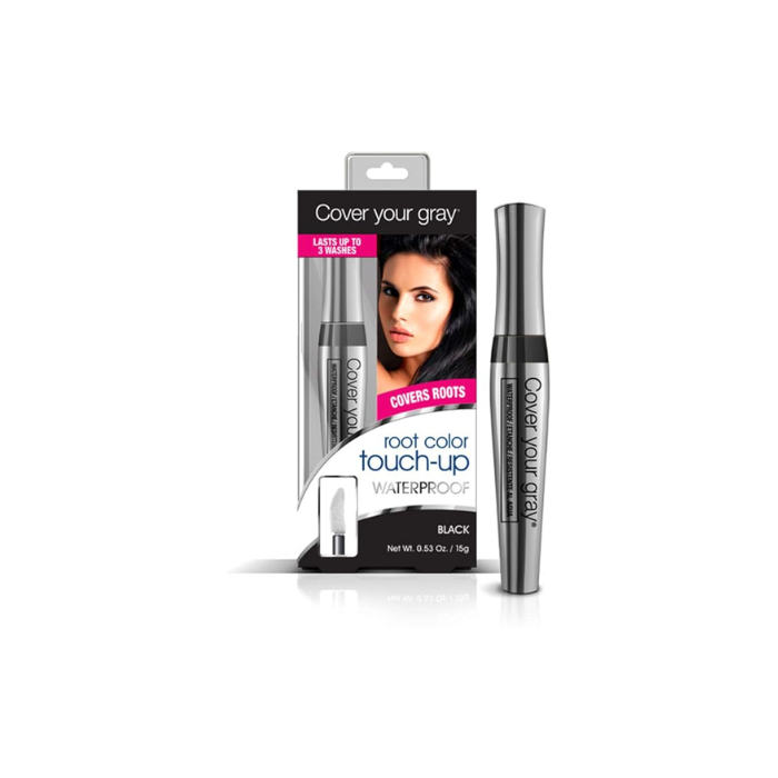 Cover Your Gray Hair Colour Waterproof Brush-In Black 15 g