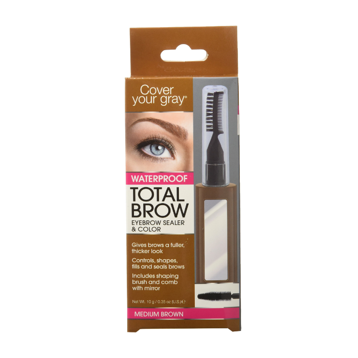 Cover Your Gray Total Brow Eyebrow Sealer Med Brown 10 G