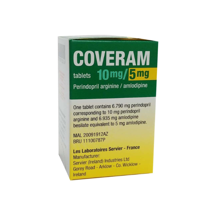 COVERAM 10/5MG TABLETS 30S