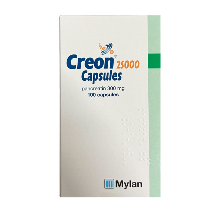 Creon 25000 300mg Capsule 100's (10s Blister X 10)