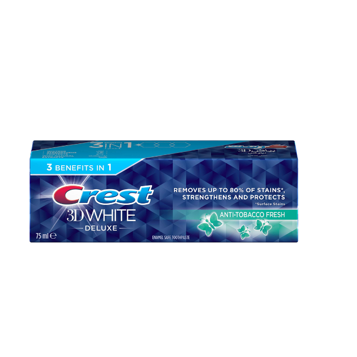 Crest 3D White Anti-Tobacco Fresh T/P 75ml