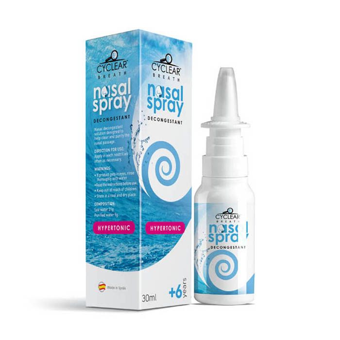 Cyclear Hypertonic Nasal Saline Spray 6+ 30ml