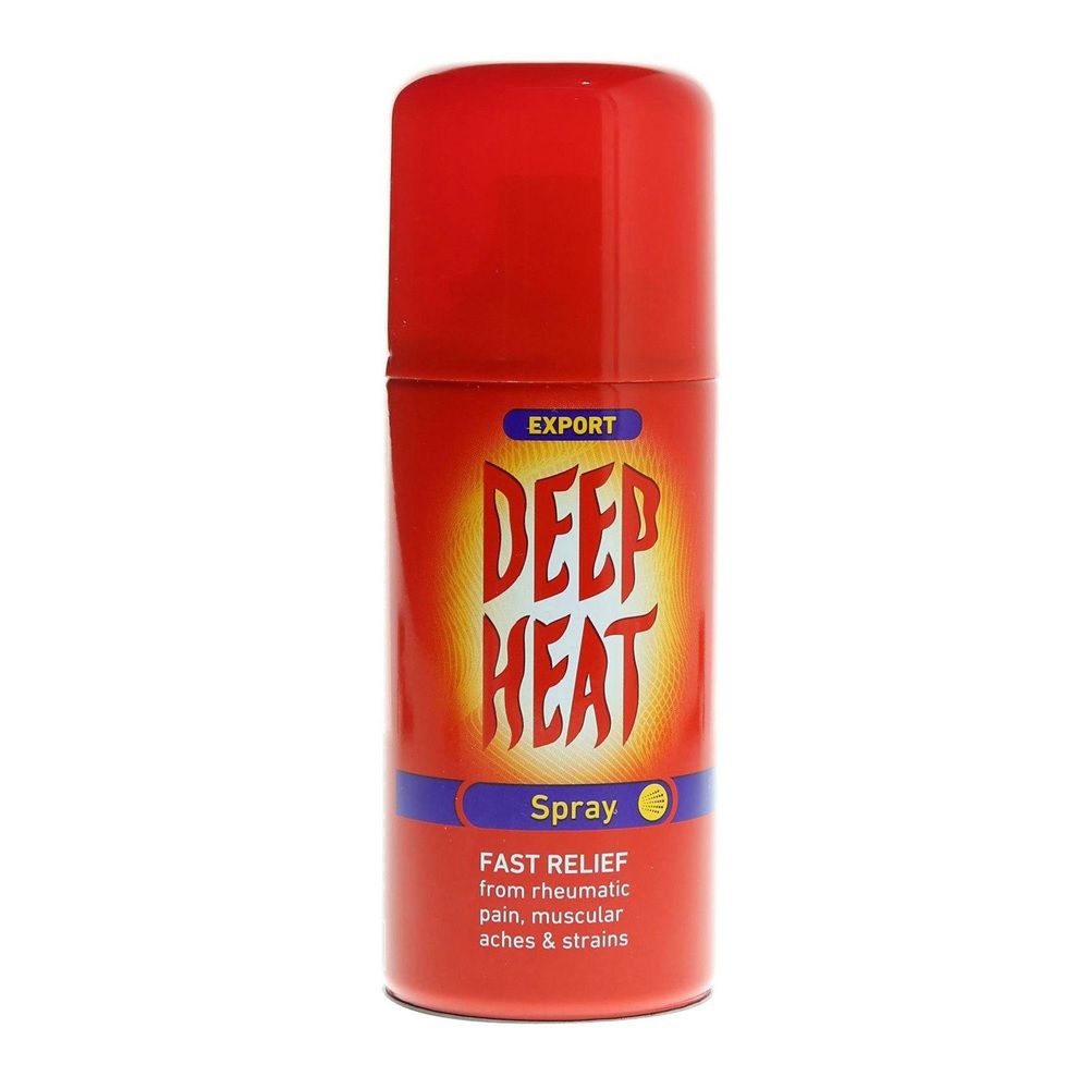 Deep Heat Spray (Aerosol) 150ml Spray Bottle
