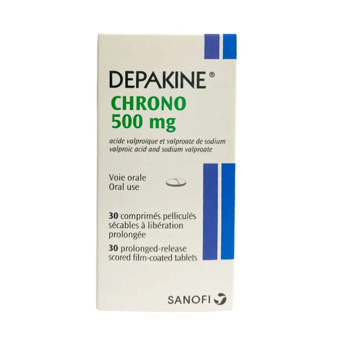 DEPAKINE CHRONO 500MG TAB 30SPL JAR