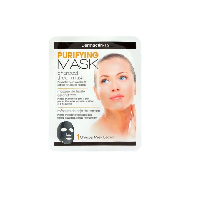 Dermactin-Ts Purifying Charcoal Sheet Mask 1'S